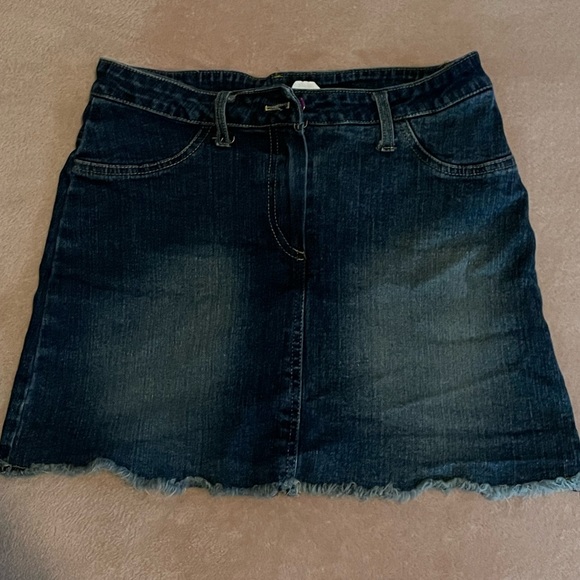 Y2K MONTEAU stretchy denim mini skirt - Picture 1 of 2